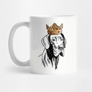 Great Dane Dog King Queen Wearing Crown Mug